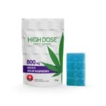 Raspberry Fruit Gummies | Super Strength | Indica | 800mg THC | High Dose