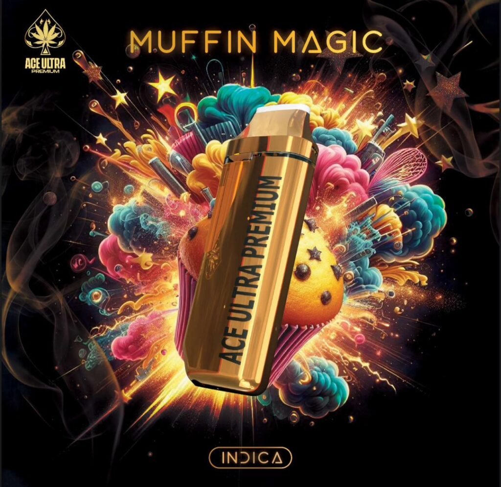 Muffin Magic Ace Ultra Premium Gold – 2G Diamond Sauce Disposables