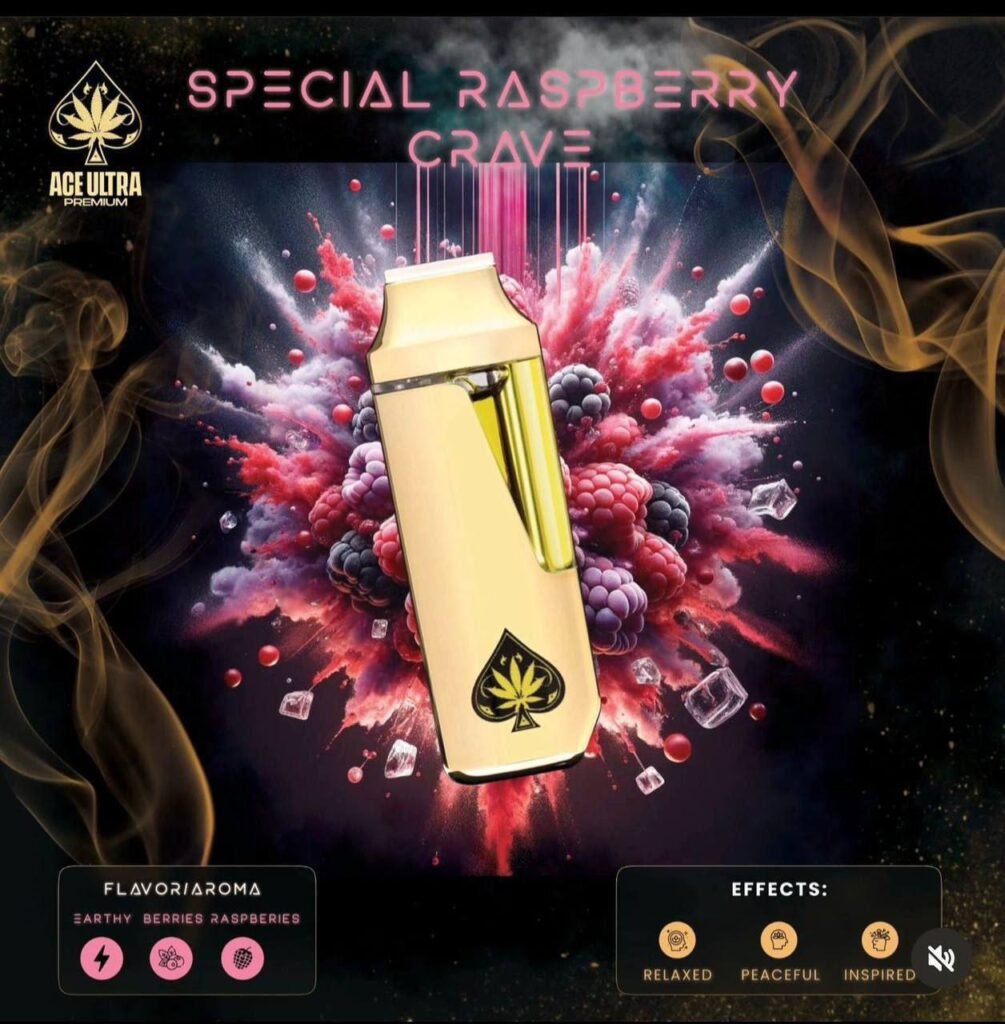 Special Raspberry Crave Ace Ultra Mini Gen 4 – 2G Sativa Disposable Vape