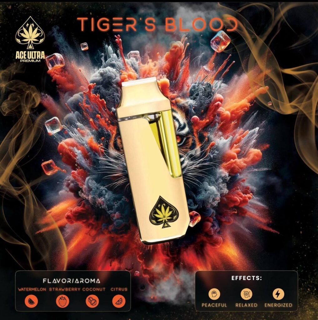 Tigers Blood Ace Ultra Mini Gen 4 – 2G Indica Disposable Vape